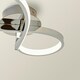 image 3 of ValueLights Infinity Chrome Swirl Integrated LED Ceiling Light