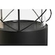 image 2 of Candleholder Home ESPRIT Black Metal Crystal 24,5 x 24,5 x 46 cm (2 Units) N/A