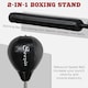 image 6 of SPORTNOW Adjustable Speed Bag with Stand, Reflex Bar Black