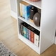 image 4 of Bookcase Display Shelf Freestanding Book Storage Unit Home Living Room Furniture | White