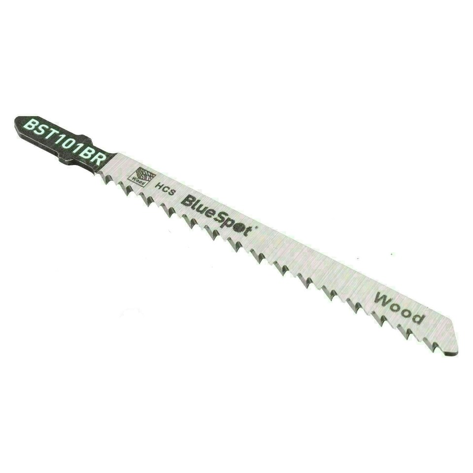 image 1 of Reverse Tooth Jigsaw Blades with T Shank For Cutting Wood Plastics 10 TPI 5pk