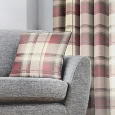 Fusion Balmoral Check Cushion Cover Blush
