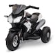 image 1 of HOMCOM Kids 6V Electric Ride On Motorcycle Electric Motorbike with Lights Music Horn 3 Wheel Outdoor Play Toy for 3-5 Years Black
