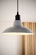 image 2 of ValueLights Civic Grey Ceiling Pendant Shade & Bulb | Grey