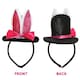 image 5 of Mini Rabbit Costume Set - Hat, Clock & Nose Black | One Size