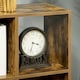 image 8 of HOMCOM Industrial Style Storage Shelf, Bookcase, Bookshelf, Rustic Brown