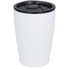 Avenue Geo Insulated Tumbler - White - 12 x 8.5 cm