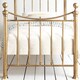 image 7 of Hampstead Traditional Antique Brass Distressed Effect Single Metal Bed Frame & Guest Trundle
