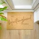 image 1 of Personalised Couples Rectangle Indoor Doormat
