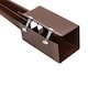 image 2 of 4x Heavy Duty Drive Down Fence Post Anchor Spike Grip Holder - 75 x 750mm | Brown | 4