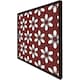 image 1 of Modern decorative floral pattern (Picutre Frame) Brown | S