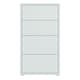 image 3 of Alice Springs Tall 4 Drawer Chest with Push-to-Open Drawers in Light Grey
