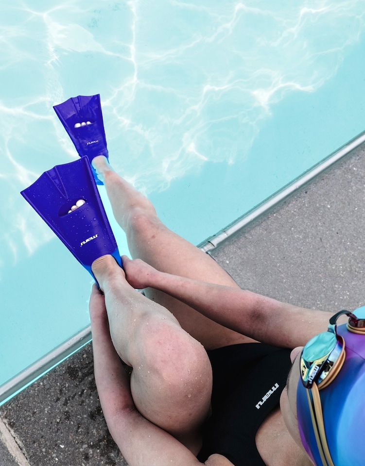 image 1 of Maru Training Fins - Purple/Blue