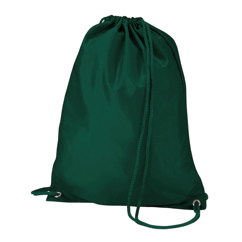 image 1 of Quadra Drawstring Bag - Bottle - One Size Green | One Size