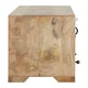 image 3 of Sustainable Mango Wood Low Sideboard,Storage Cabinet With Five Drawers,Television Cabinet With Two Cupboards Multi