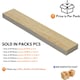 image 3 of Self Adhesive Floor Planks | 5.9x35.9in (91.4x15.2cm) Each | Peel & Stick Vinyl Flooring | Beige Wood Effect | Easy DIY | Stick On Tile Planks | Brown | 1.39 sqm