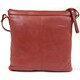 image 2 of Butter Soft Premium Leather Cross Body Bag, Adjustable Shoulder Strap Red | Red
