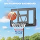 image 8 of SPORTNOW 2.3-3.05m Basketball Hoop and Stand with Weighted Base and Wheels
