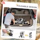 image 4 of PawHut Pet Stroller Carrier Foldable Deluxe Jogger Walk Travel Dog Cat Grey