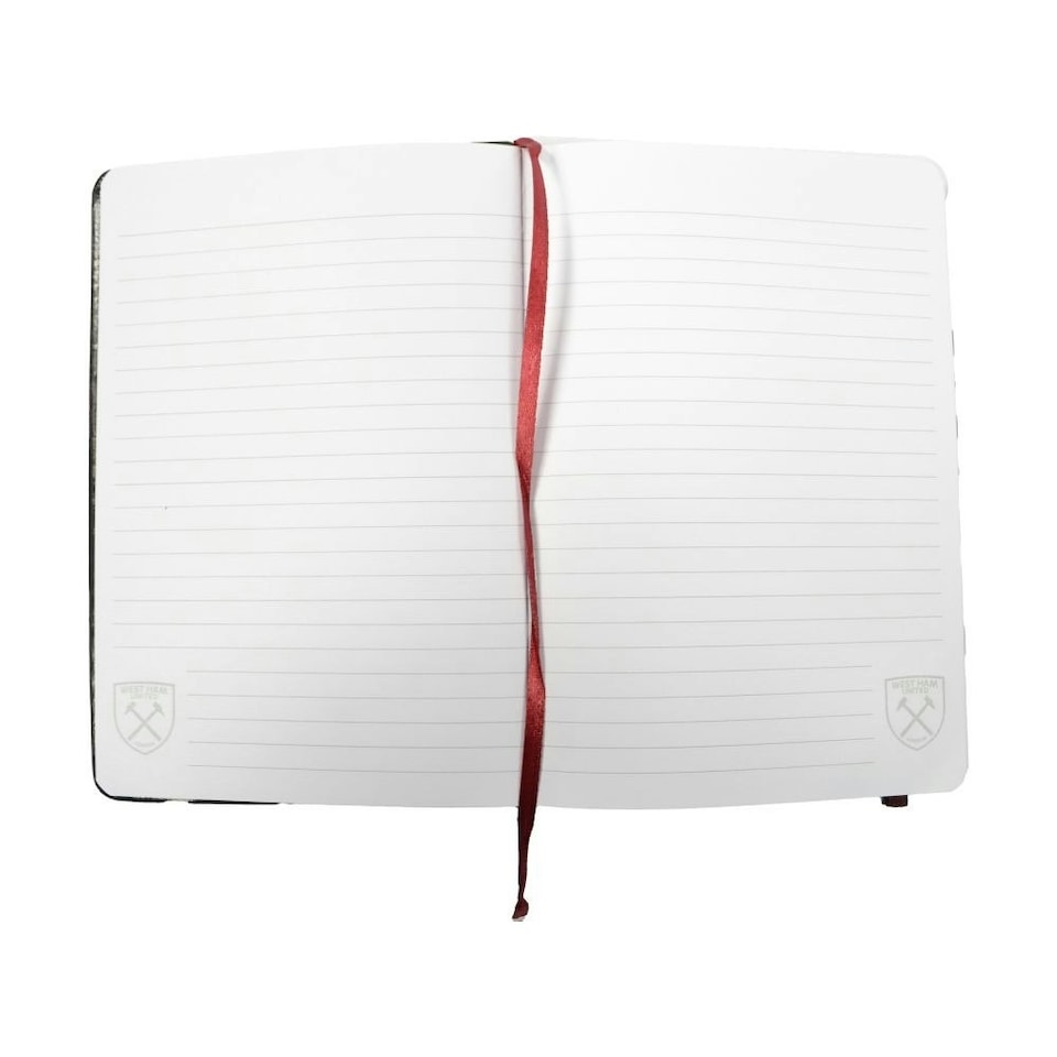 image 1 of West Ham United FC Premium Crest A5 Composition Notebook - Black/Maroon - One Size