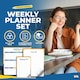 image 4 of 3-in-1 Weekly Planner, To-Do List & Shopping List Pad Set – 50 Sheets Each, Minimalist Desk Organiser for Tasks, Schedule & Productivity