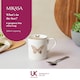 image 7 of Mikasa Butterfly Straight-Sided Porcelain Mug, 280ml | White