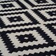 image 2 of The Rugs Outdoor Indoor Diamond Garden Patio Rug Weather Resistant Jet Washable | 100