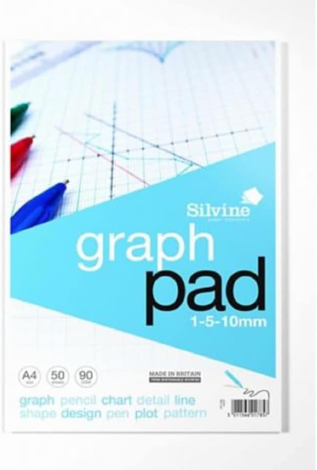 image 1 of A4 50 Sheets Graph Pad