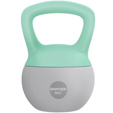 SPORTNOW Kettlebell with Soft Body and Non-Slip Handle | Green | Grey and Green