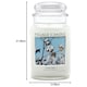 image 2 of Village Candle Large Jar Candle Pure Linen White | One Size