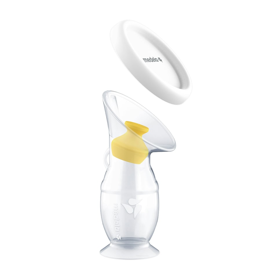 image 1 of Medela Silicone Manual Breast Milk Collector
