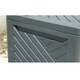 image 5 of Plastic 120L Storage Box Garden Outdoor Shed Deck Utility Cushion Chest Truck Black