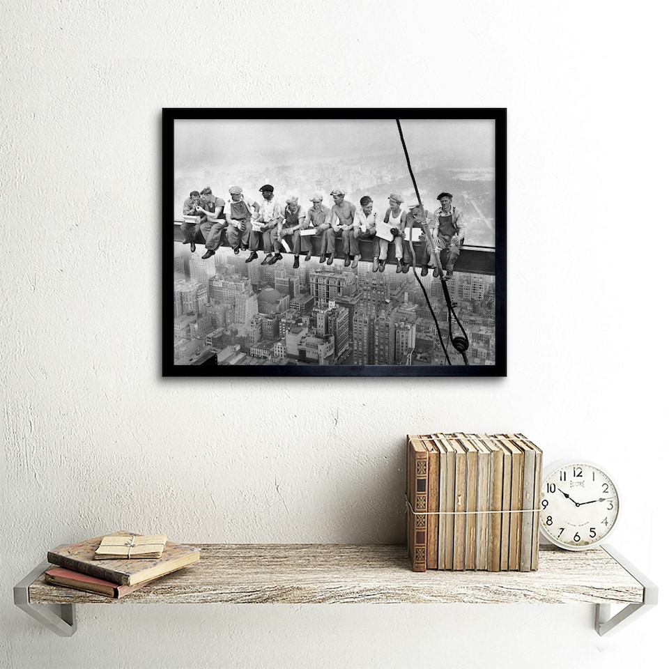image 1 of Lunch Atop A Skyscraper New York 1932 Iconic Photo Framed Wall Art Print