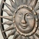 image 3 of ValueLights Solar Powered Outdoor Apollo Sun Wall Art Garden Fence Ornament Light