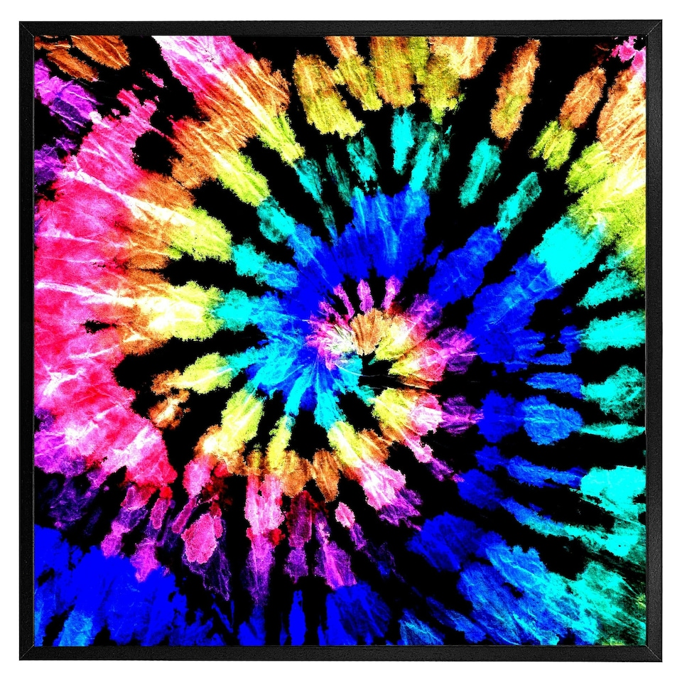 image 1 of Tie dye pattern (Picture Frame) Brown | Oak | S