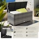 image 2 of Storage Box Kiruna - rattan garden furniture cushion storage 120 x 55 x 61.5 cm | Grey | grey | 121 x 56 x 60 cm | 1
