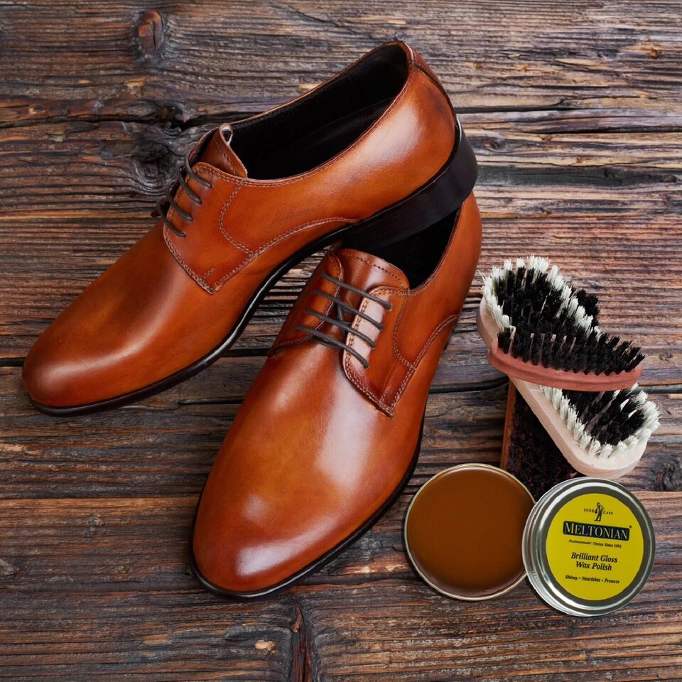 image 1 of Meltonian Brilliant Gloss Wax Polish - High Gloss Durable Protection 100ml
