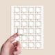 image 2 of Doctors Design 40mm Square Sticker sheet of 24