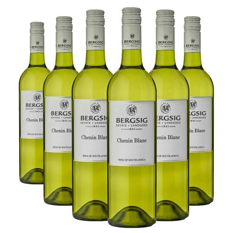 Case of 6 Bergsig Estate Chenin Blanc 75cl White Wine