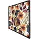 image 3 of Autumn geometric flowers (Picture Frame) Brown | Oak | XS