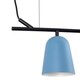 image 2 of Studio 3 Light Bar Pendant Ceiling Light Matt Black, Blue
