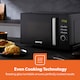 image 8 of GEEPAS 23L Digital Microwave Oven 800W, Black