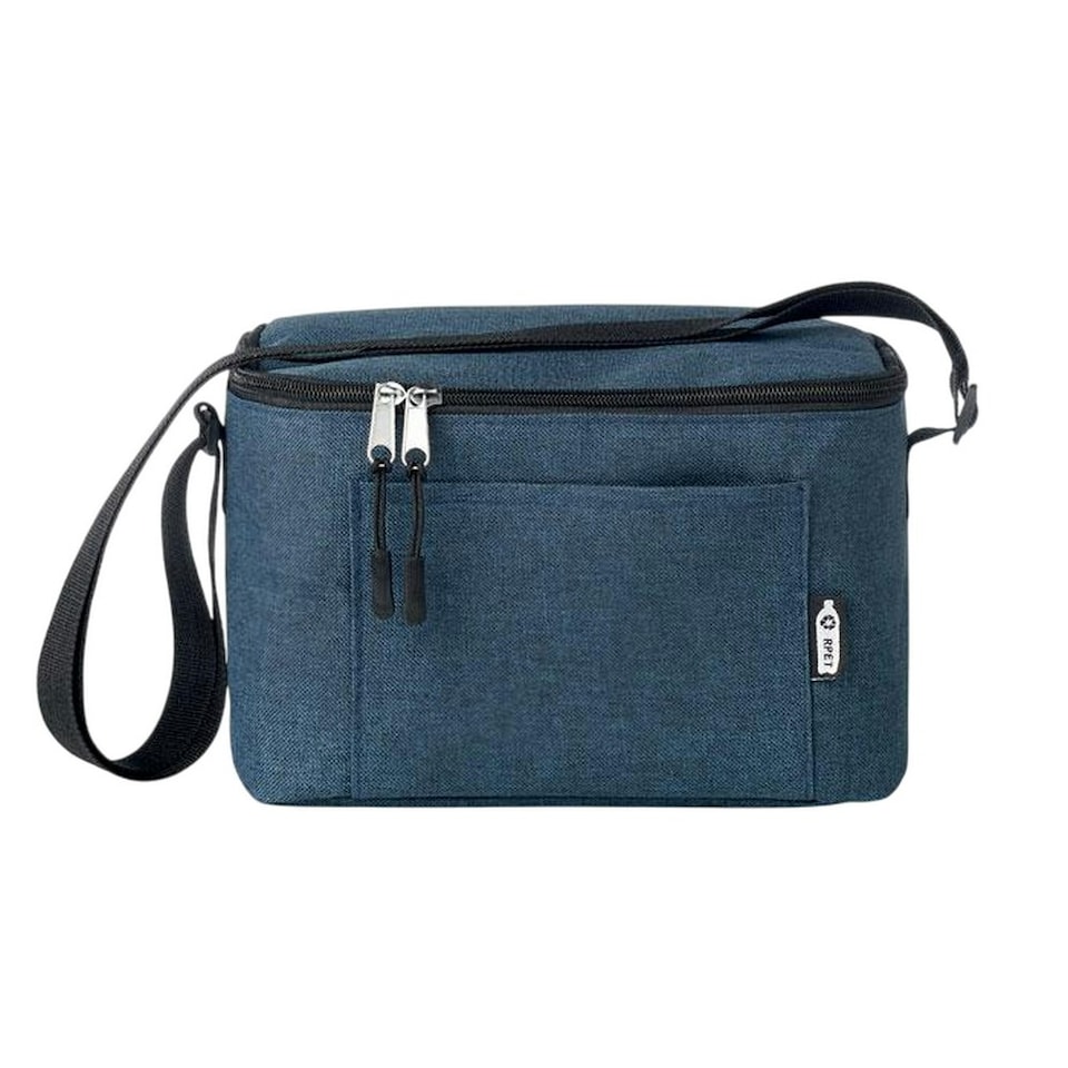 image 1 of MidOcean Cuba RPET Cooler Bag - Blue - 14.5cm x 25cm x 15.5cm | Blue | 14.5cm x 25cm x 15.5cm