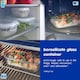 image 2 of Harbour Housewares Glass Food Storage Containers with Lids - 370ml - Pack of 5