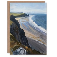 Beach Seashore Nature UK Lover Him Her Birthday Card