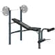 image 1 of HOMCOM Adjustable Multi Gym Weight Bench Barbell Stand Chest Leg Abs Training