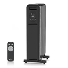 2300W Oil Filled Radiator with Remote Control Black