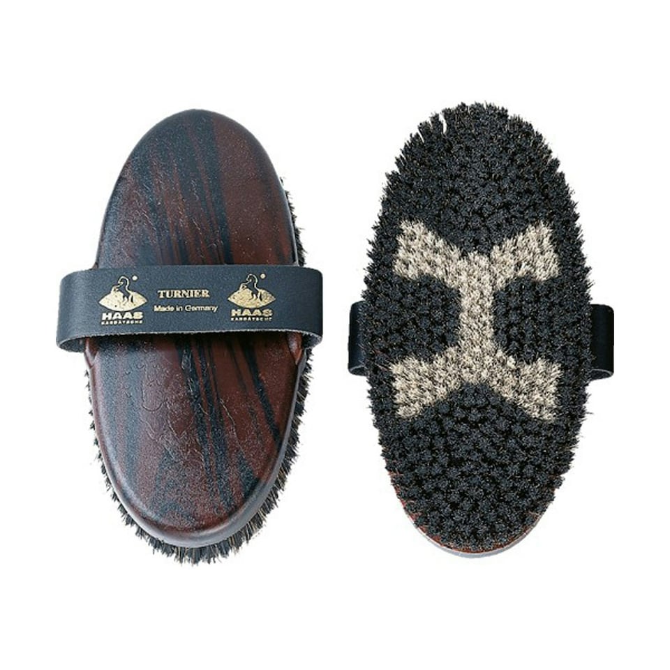 Haas Turner Body Brush - Brown - One Size
