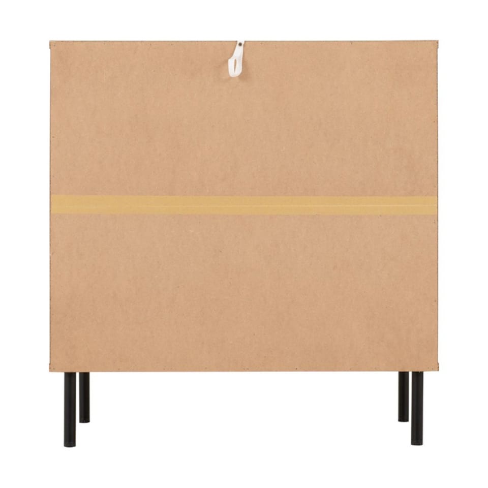 image 1 of Leon 3 Drawer Chest - L40 x W80 x H78.5 cm - Medium Oak Effect