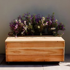 Primrose Smarter Storage Bench Outdoor Garden Furniture Seat with 38L Planter